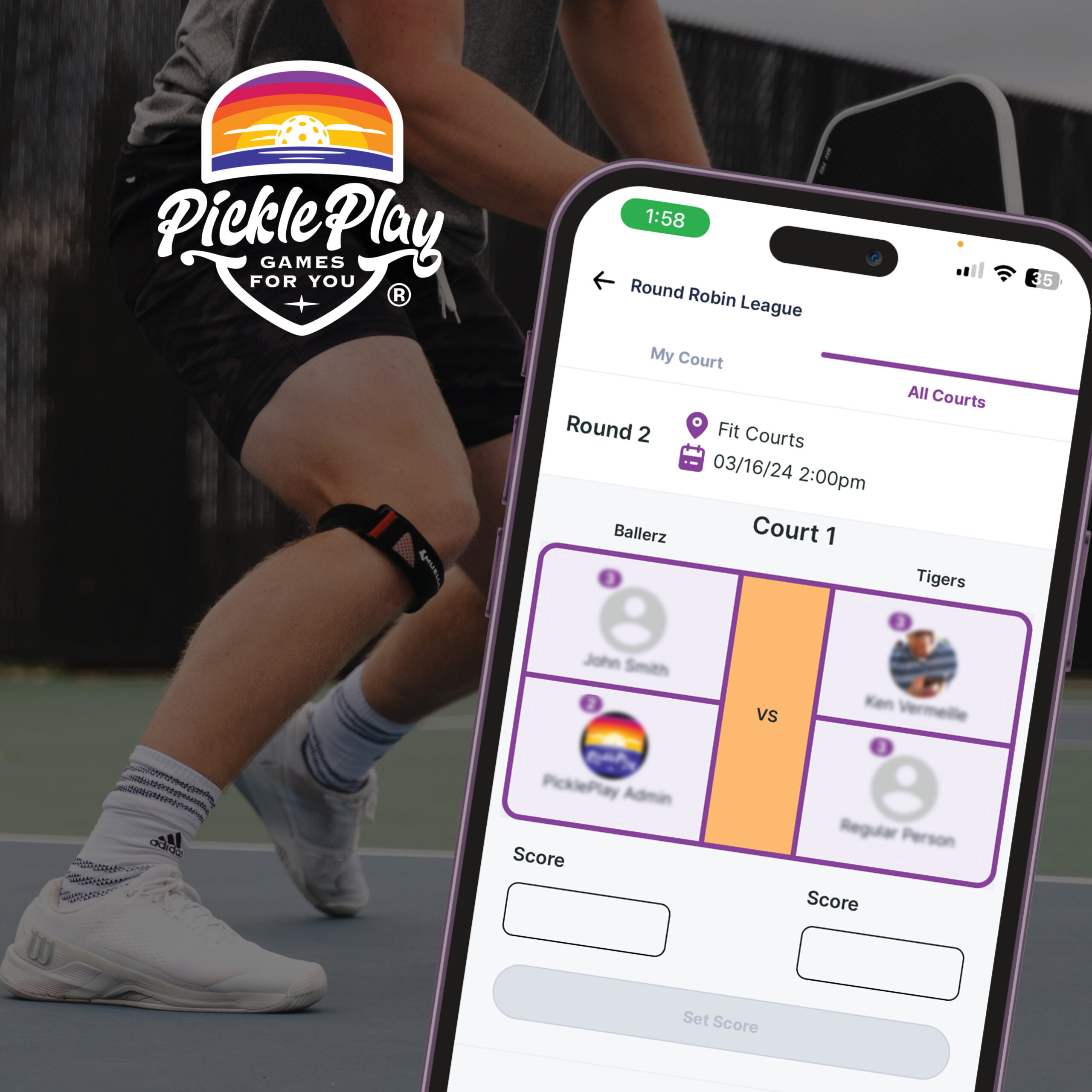 How to Run a Pickleball Round Robin Tournament on the PicklePlay App