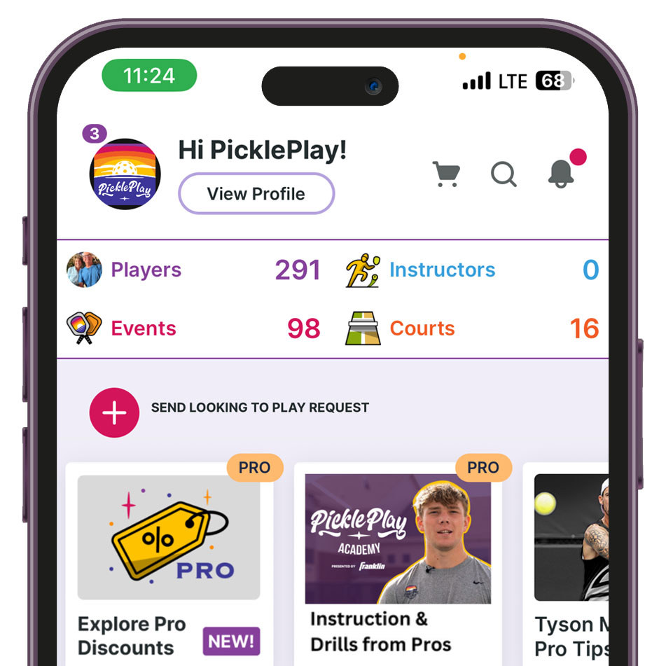 Check out the benefits of the PicklePlay Pro Membership