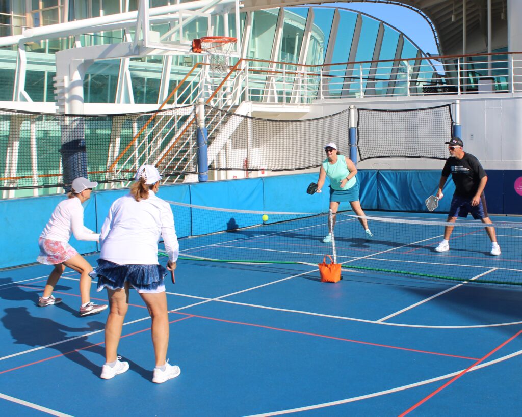 Pickleball onboard Pickleball At Sea Cruise